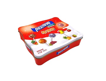 190*180*60mm irregular food tin box