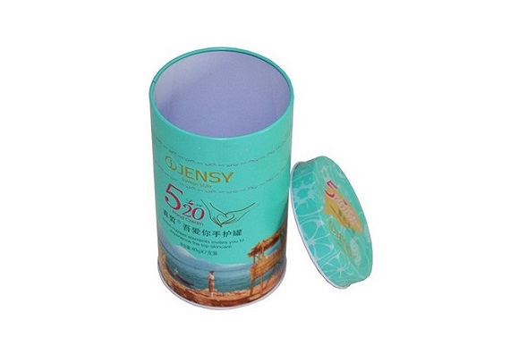 Pretty Hand Cream Package Tin Box with Customized Design