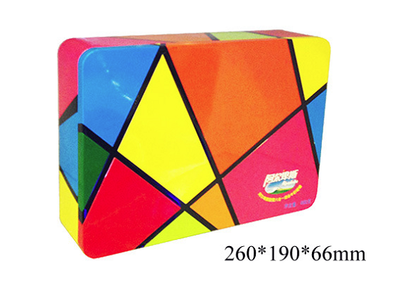 CH14 rectangular candy tin box with custom printing