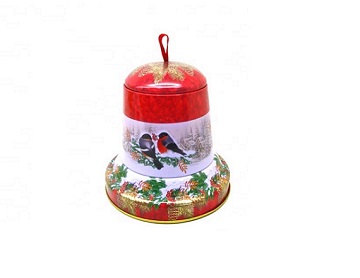Christmas tin jingle bell Metal bell can for gift