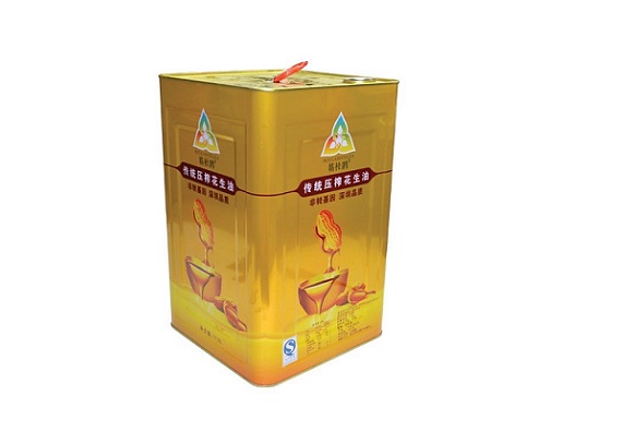 17L edible oil tin can with custom design